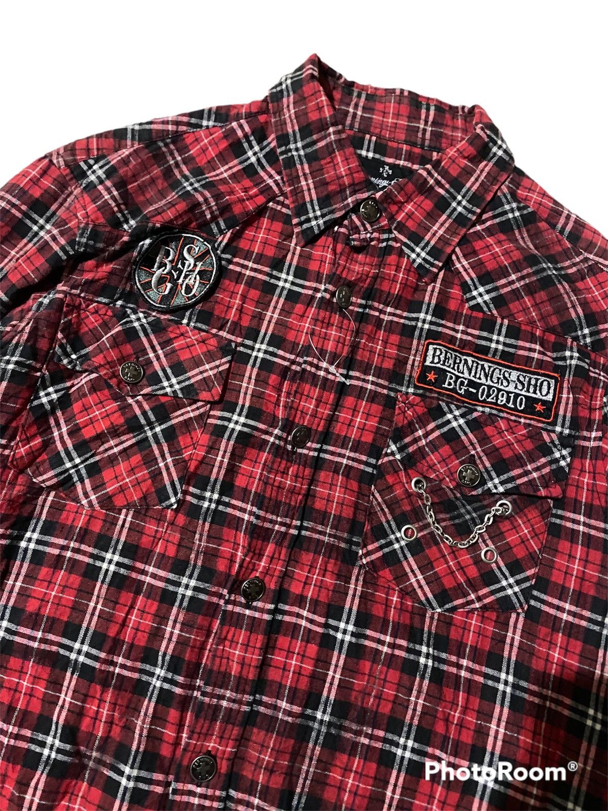 Hysteric Glamour 💥Vintage Japanese Seditionaries Bernings Sho Button Shirt Size US M / EU 48-50 / 2 - 6 Thumbnail