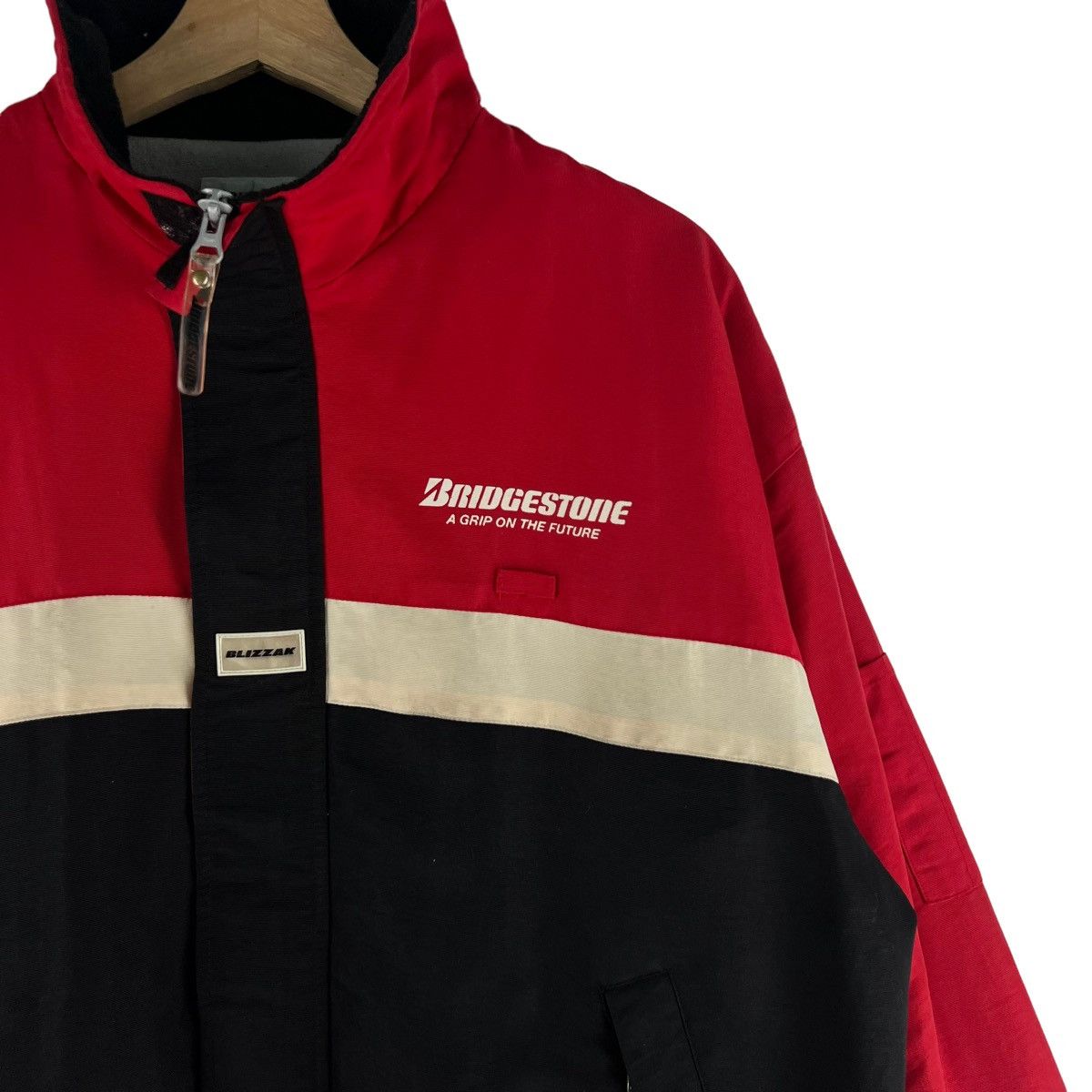 Japanese Brand VINTAGE BRIDGESTONE CHORE WORK JACKET BIG LOGO BLIZZAK Size US L / EU 52-54 / 3 - 3 Thumbnail
