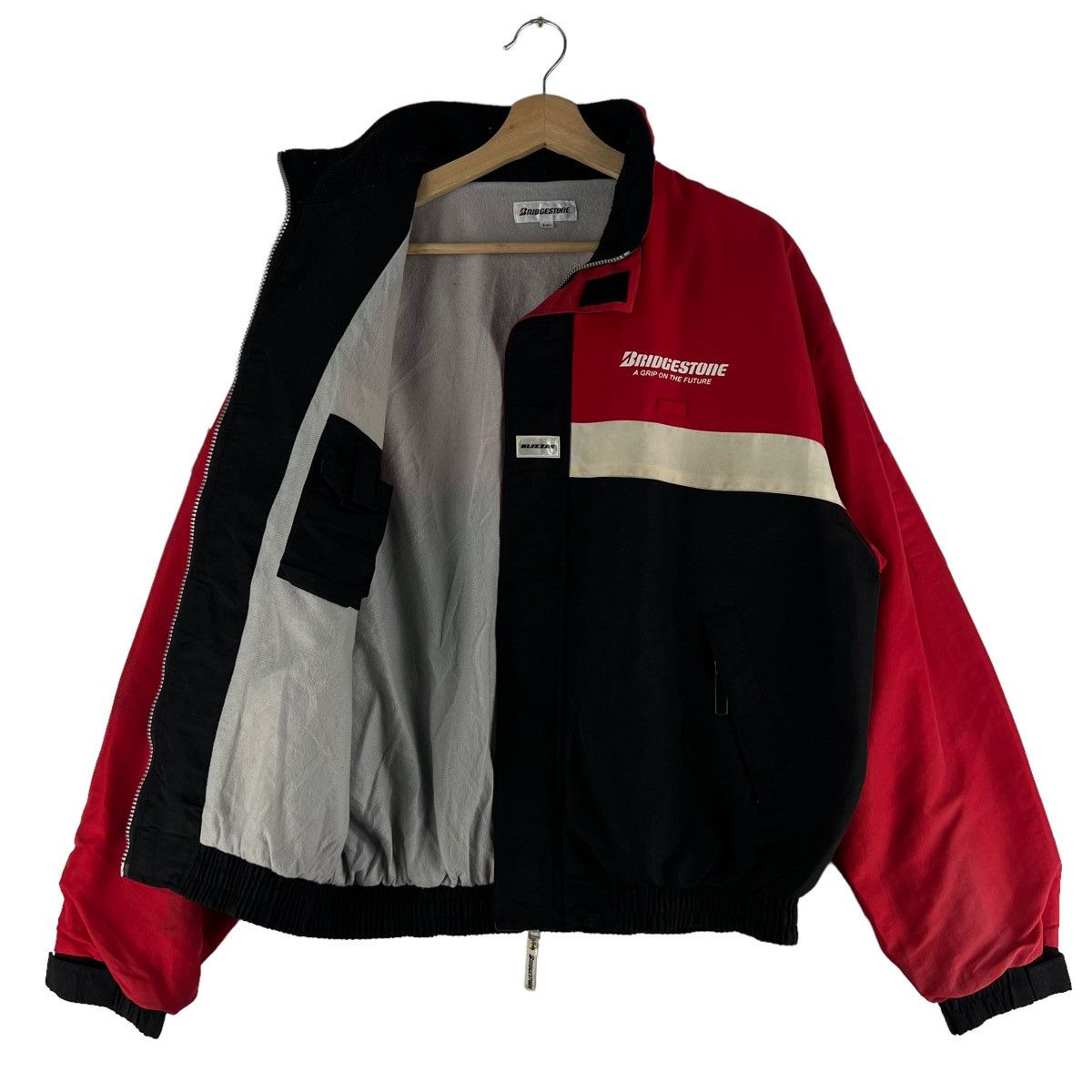 Japanese Brand VINTAGE BRIDGESTONE CHORE WORK JACKET BIG LOGO BLIZZAK Size US L / EU 52-54 / 3 - 10 Thumbnail