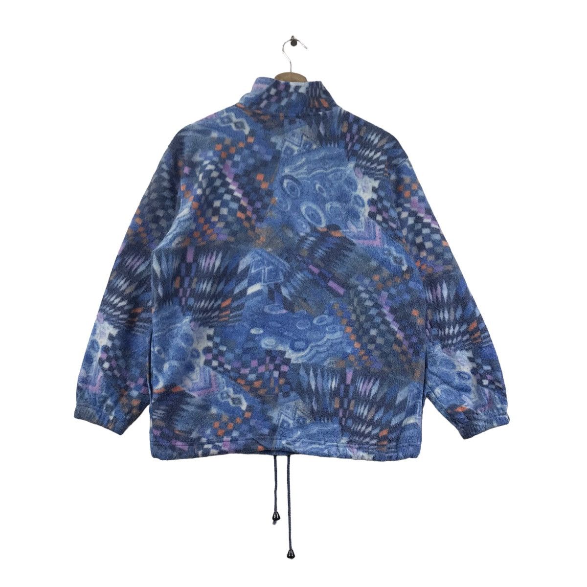 Vintage VALENTINO ORLANDI Italy Brand Half Zipper Overprint Sweater Size US M / EU 48-50 / 2 - 6 Thumbnail