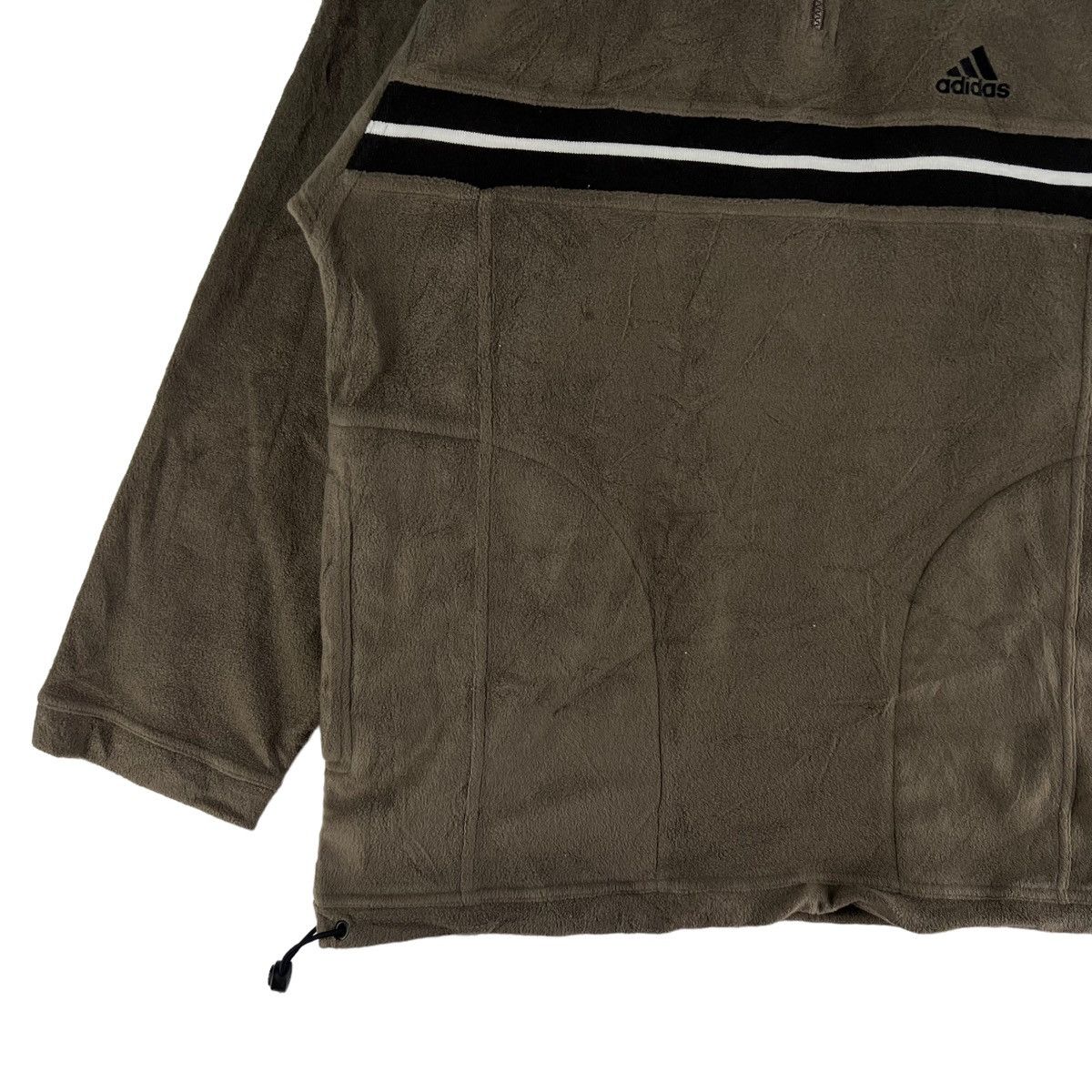 Adidas VINTAGE ADIDAS FLEECE JACKET RARE DESIGN Size US L / EU 52-54 / 3 - 4 Thumbnail