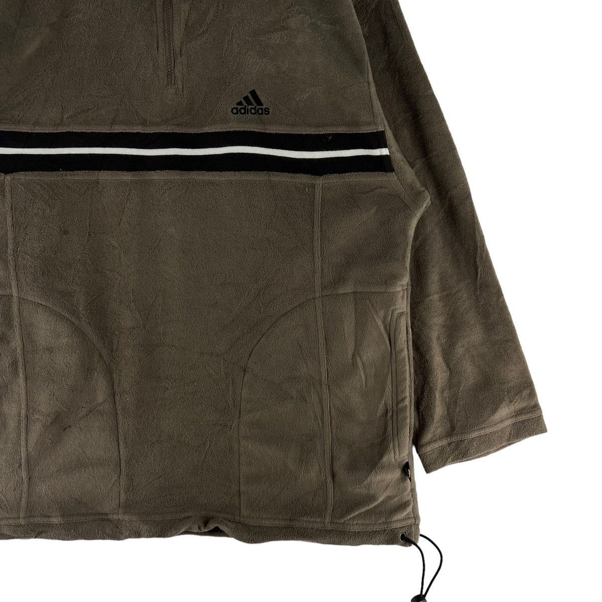 Adidas VINTAGE ADIDAS FLEECE JACKET RARE DESIGN Size US L / EU 52-54 / 3 - 5 Thumbnail