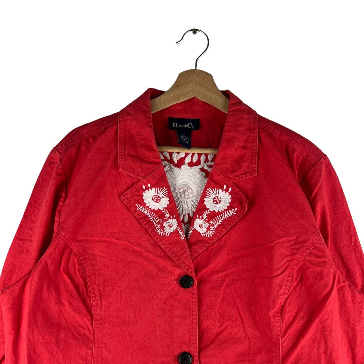Denim & Co. VINTAGE DENIM&CO CHORE WORK JACKET EMBROIDERY DESIGN BIGLOGO Size US XL / EU 56 / 4 - 2 Thumbnail