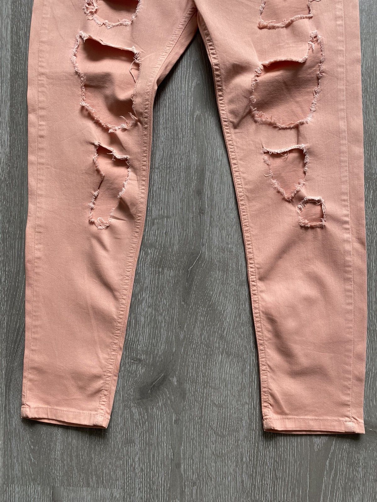 Moschino MOSCHINO Fabric Distressed Womens Denim Pants Size 28" / US 6 / IT 42 - 6 Thumbnail