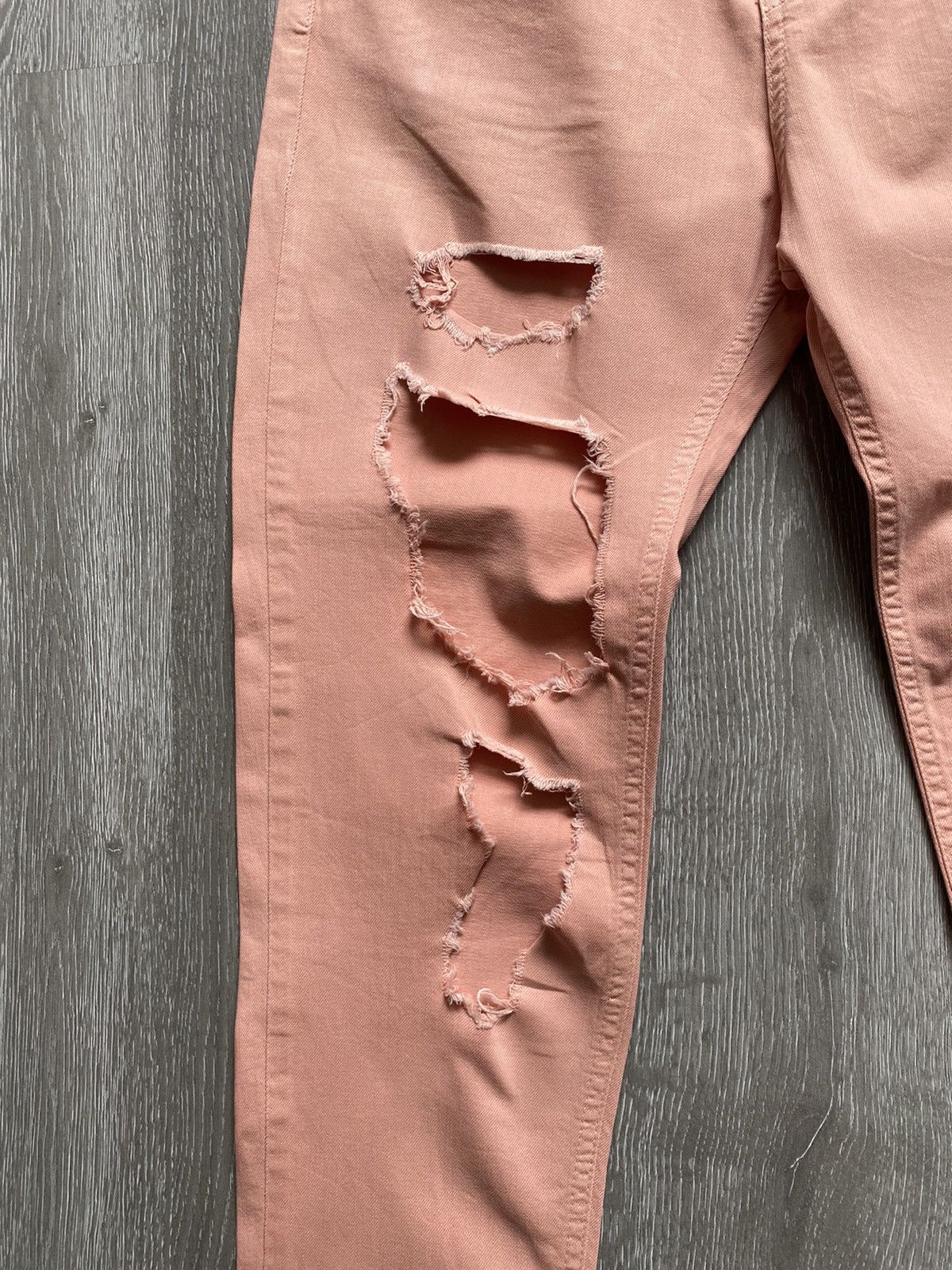Moschino MOSCHINO Fabric Distressed Womens Denim Pants Size 28" / US 6 / IT 42 - 5 Thumbnail