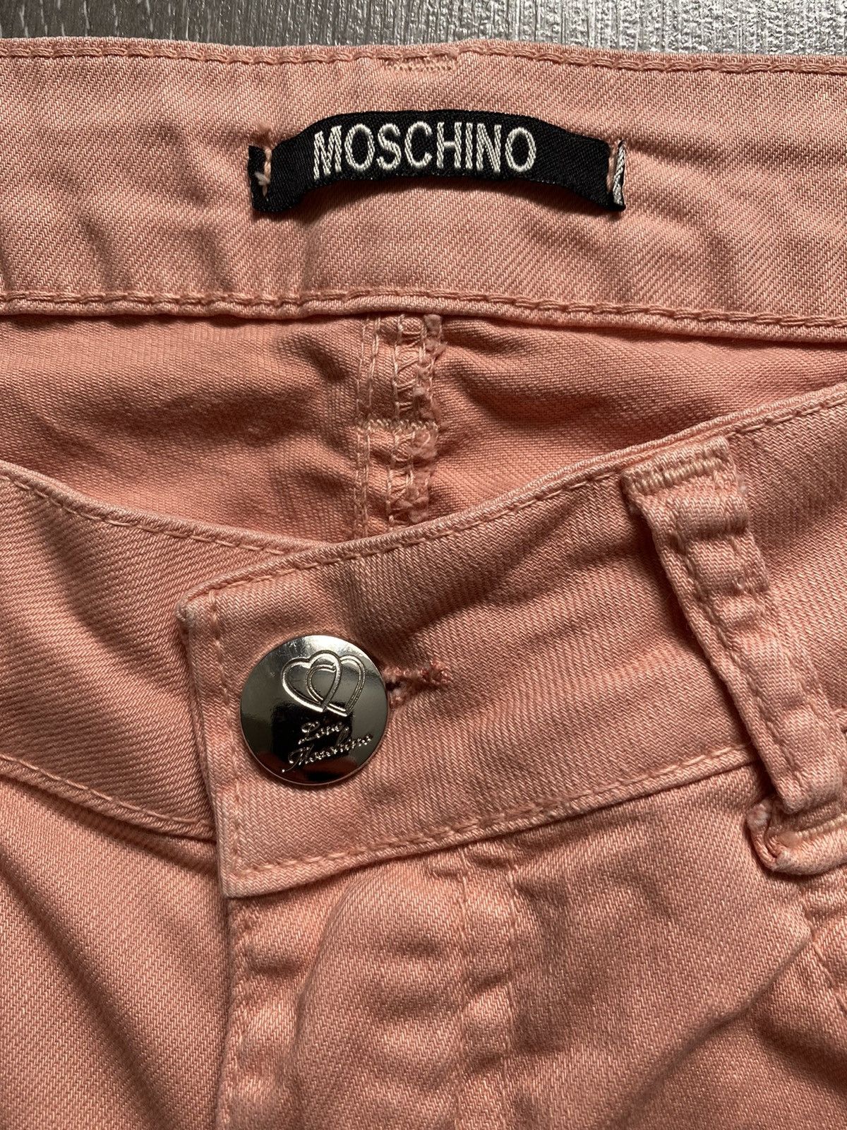 Moschino MOSCHINO Fabric Distressed Womens Denim Pants Size 28" / US 6 / IT 42 - 9 Thumbnail