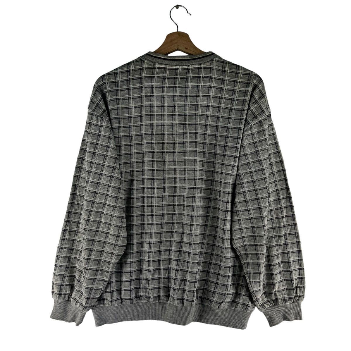 Japanese Brand VINTAGE SWEATSHIRT HILLS VALENTINO ITALY TARTAN DESIGN Size US M / EU 48-50 / 2 - 7 Thumbnail