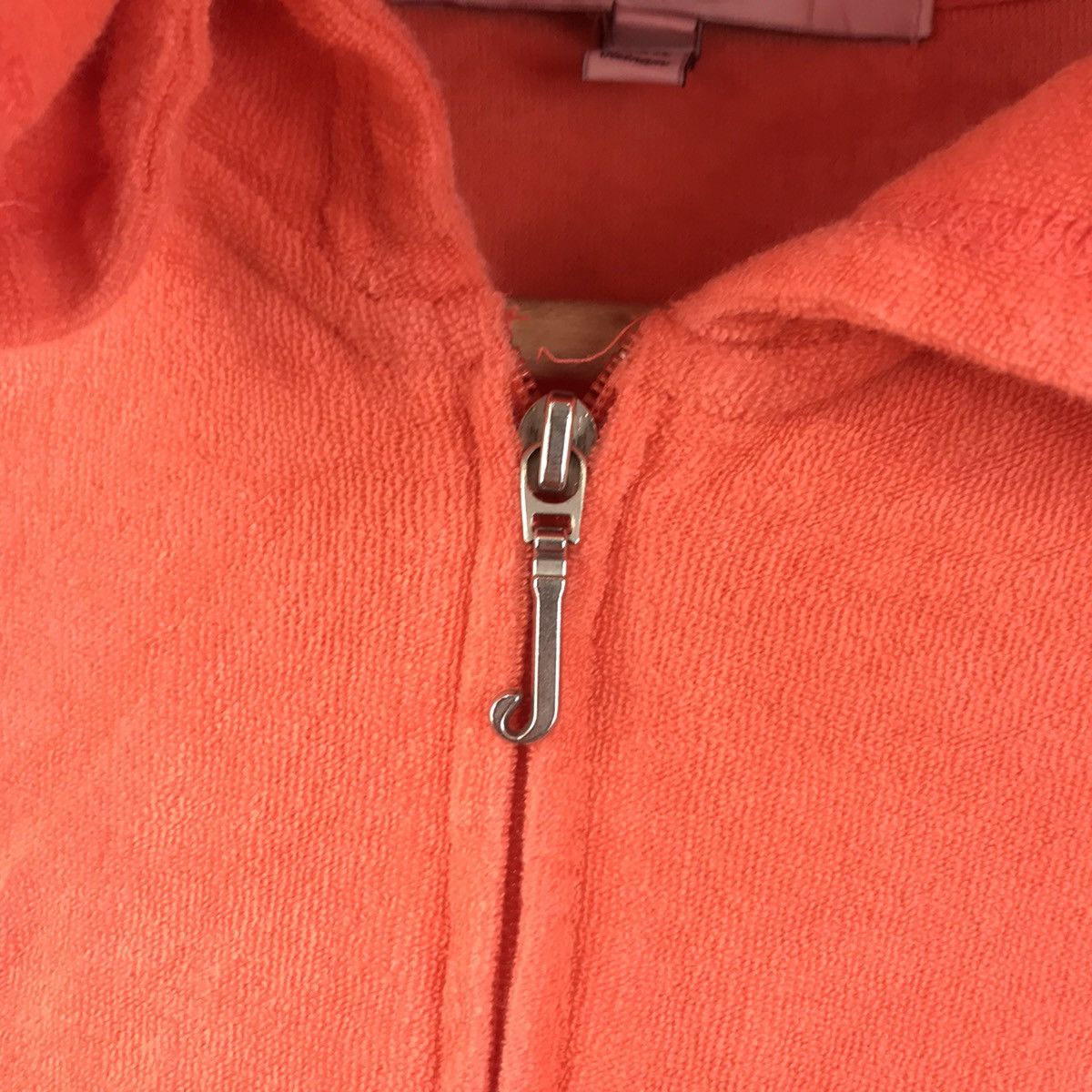 Juicy Couture Jeans JUICY CONTURE Embroidered Orange Neon Hooded Sweater Size US M / EU 48-50 / 2 - 5 Thumbnail