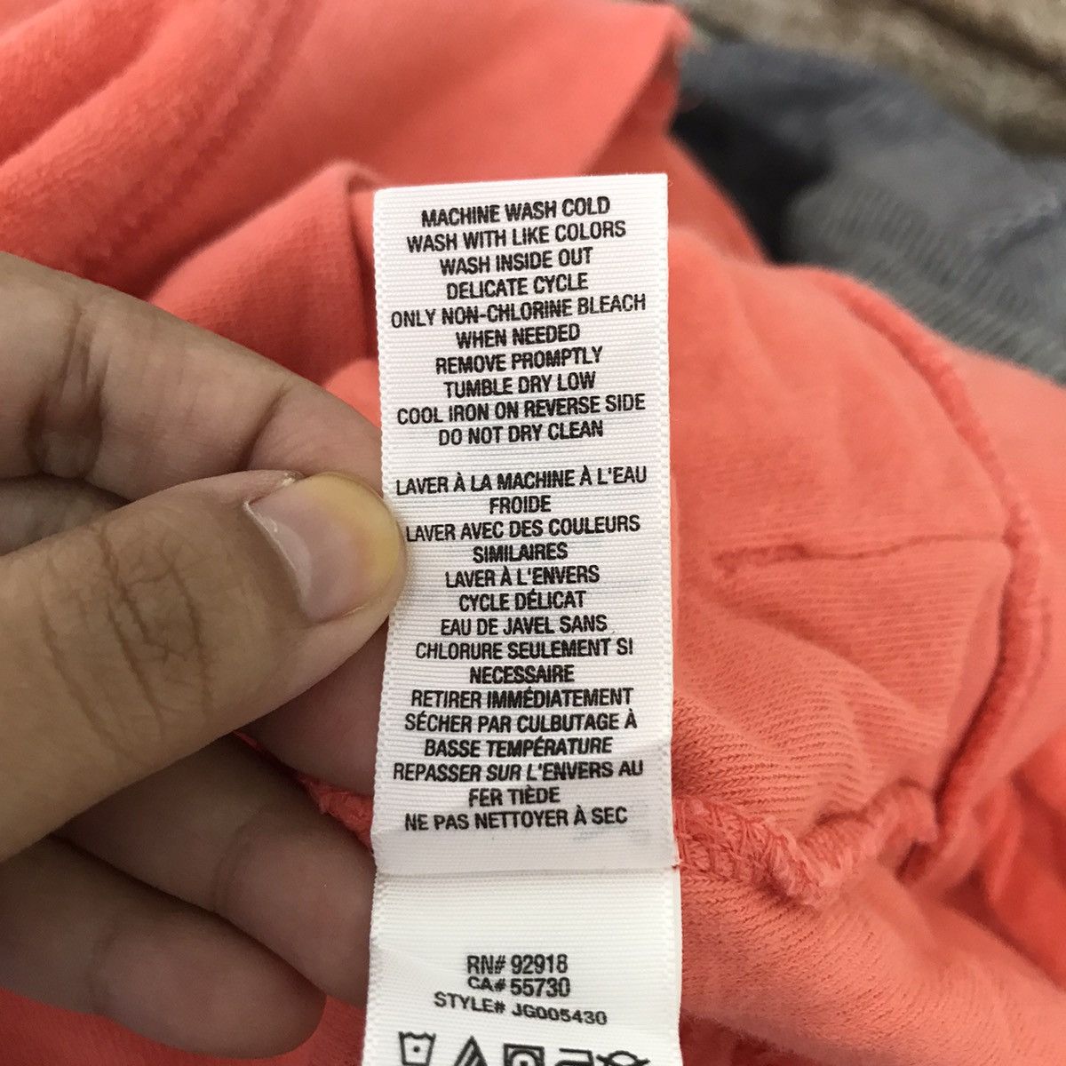Juicy Couture Jeans JUICY CONTURE Embroidered Orange Neon Hooded Sweater Size US M / EU 48-50 / 2 - 8 Thumbnail