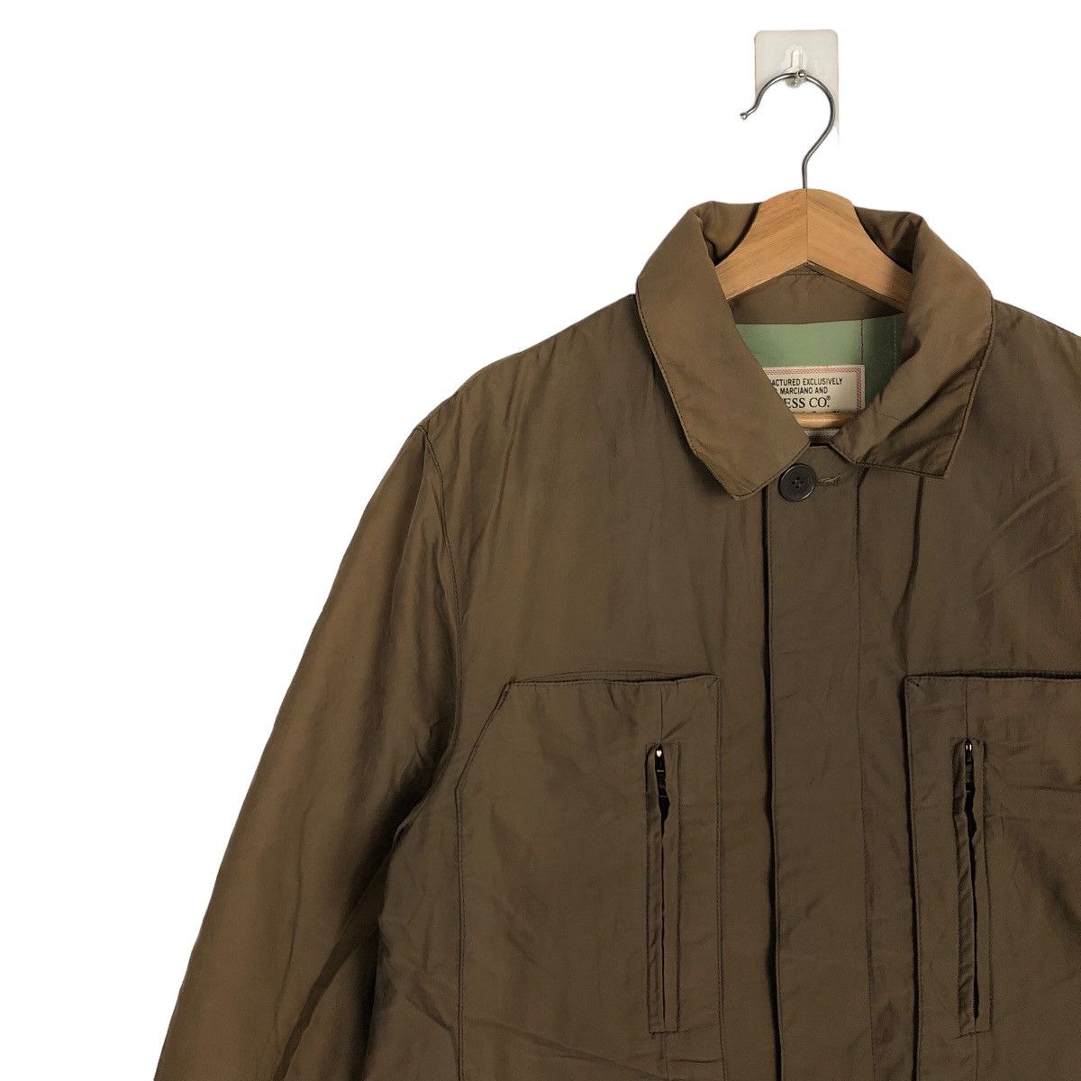 Guess VINTAGE LONG JACKET GUESS MILITARY ARMY DESIGN Size US M / EU 48-50 / 2 - 6 Thumbnail