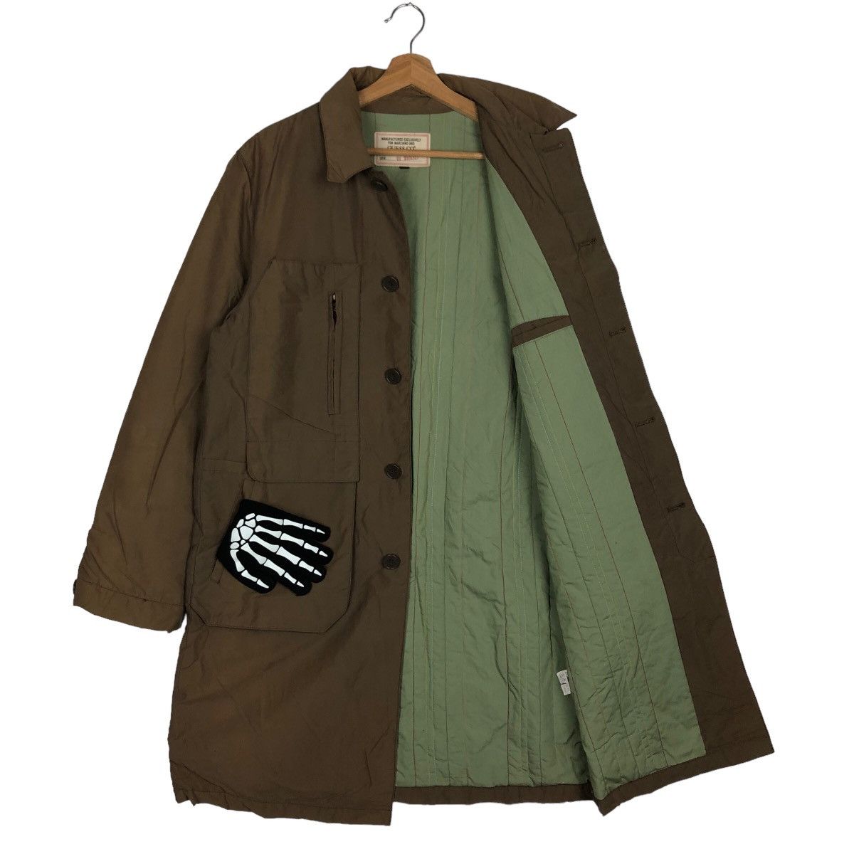 Guess VINTAGE LONG JACKET GUESS MILITARY ARMY DESIGN Size US M / EU 48-50 / 2 - 8 Thumbnail