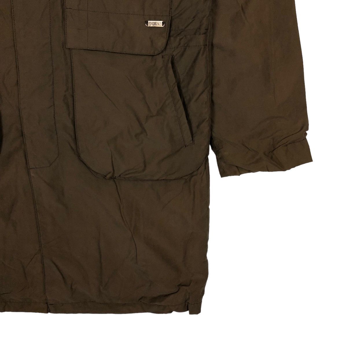 Guess VINTAGE LONG JACKET GUESS MILITARY ARMY DESIGN Size US M / EU 48-50 / 2 - 4 Thumbnail