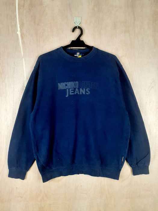 Japanese Brand Michiko London Jeans faded blue sweater #3063 | Grailed