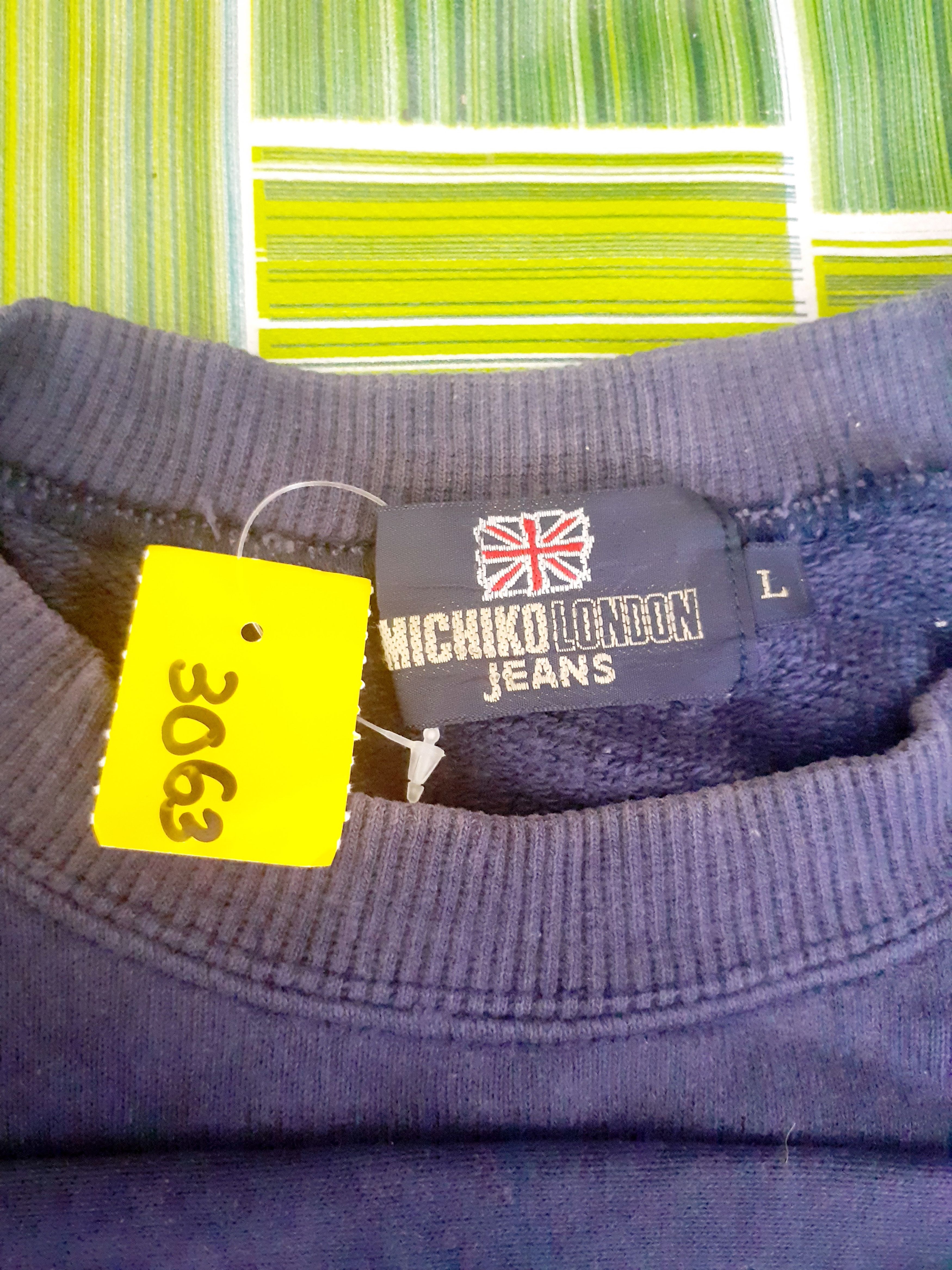 Michiko Koshino London Michiko London Jeans faded blue sweater #3063 Size US L / EU 52-54 / 3 - 11 Thumbnail