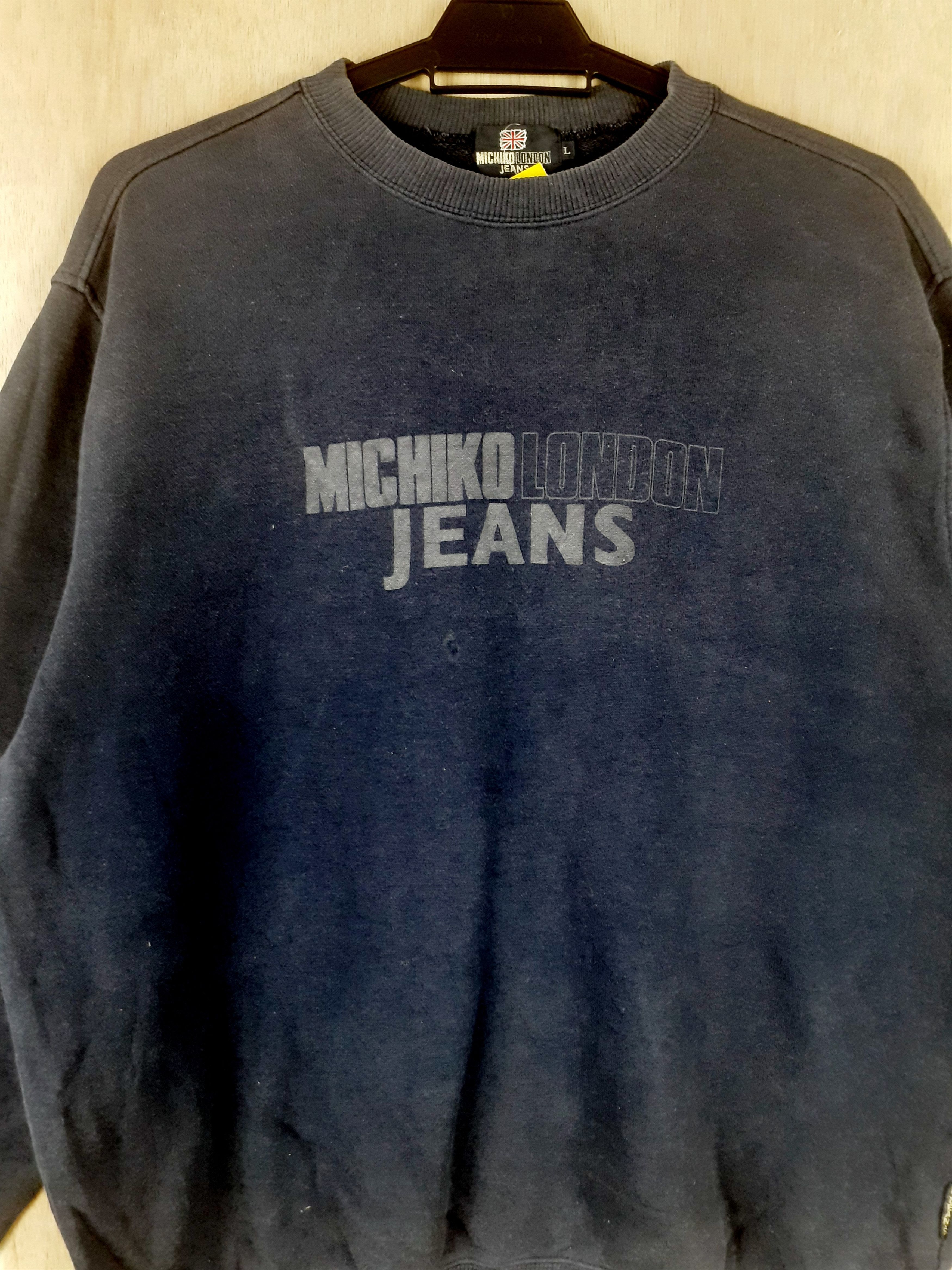 Michiko Koshino London Michiko London Jeans faded blue sweater #3063 Size US L / EU 52-54 / 3 - 2 Thumbnail