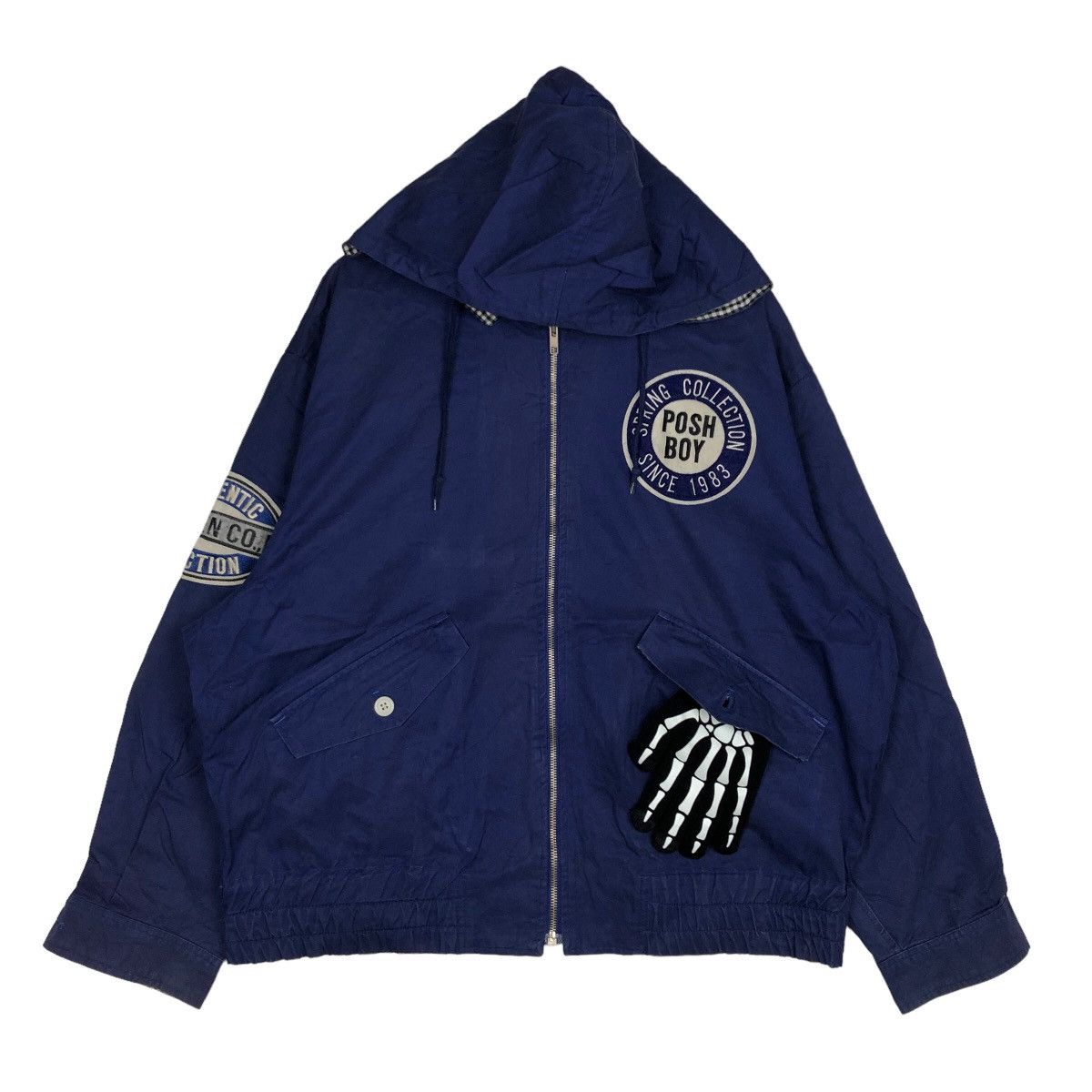 Japanese Brand VINTAGE POSH BOY BOMBER JACKET EMBROIDERED BIG LOGO SPELLOUT Size US L / EU 52-54 / 3 - 1 Thumbnail
