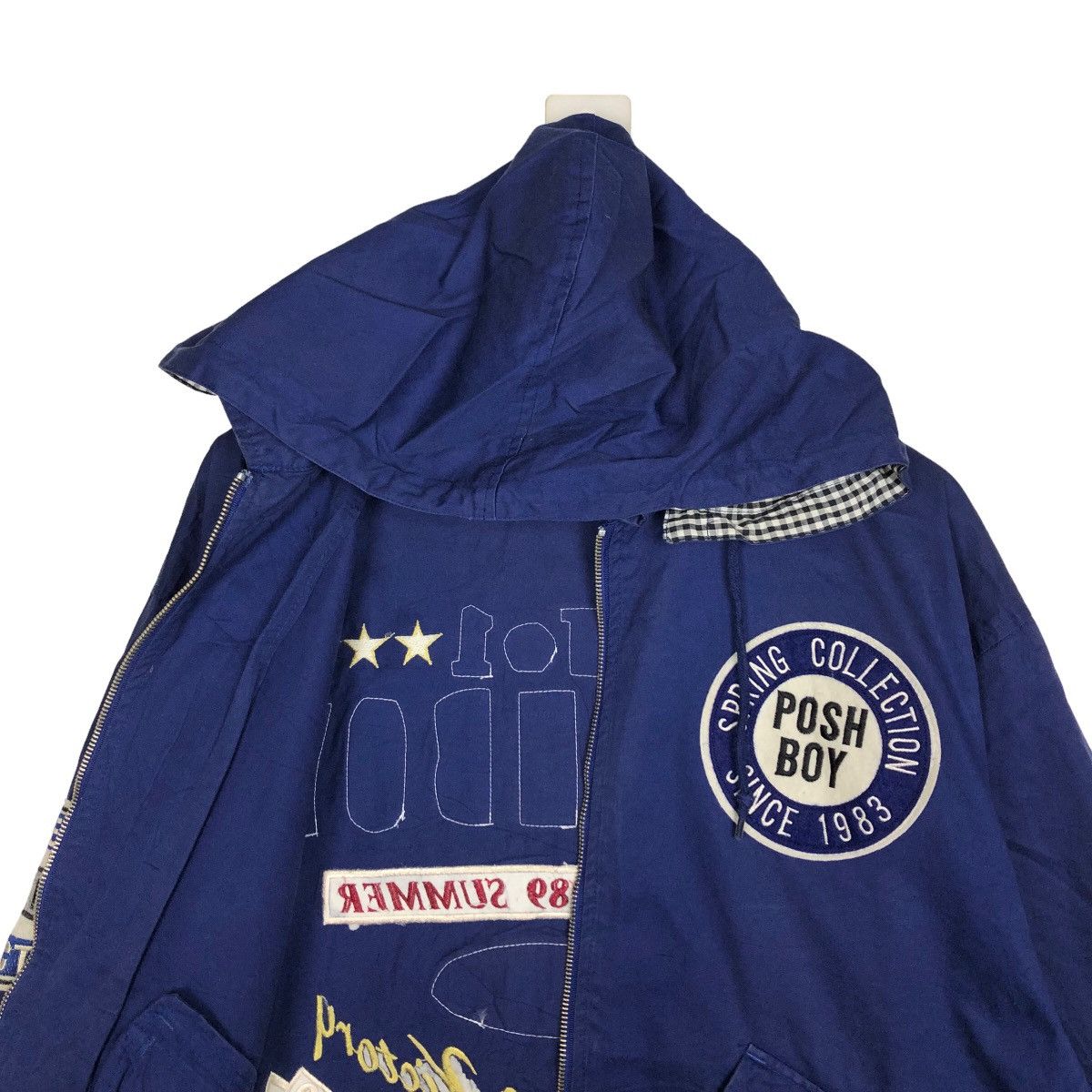 Japanese Brand VINTAGE POSH BOY BOMBER JACKET EMBROIDERED BIG LOGO SPELLOUT Size US L / EU 52-54 / 3 - 10 Thumbnail
