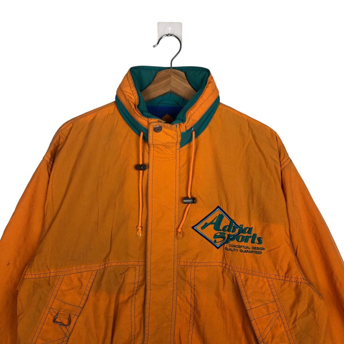 Japanese Brand VINTAGE BOMBER JACKET ADRIA SPORTS BIG LOGO ISSEY MIYAKE Size US L / EU 52-54 / 3 - 2 Thumbnail