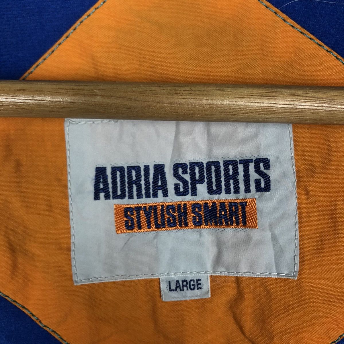 Japanese Brand VINTAGE BOMBER JACKET ADRIA SPORTS BIG LOGO ISSEY MIYAKE Size US L / EU 52-54 / 3 - 11 Thumbnail