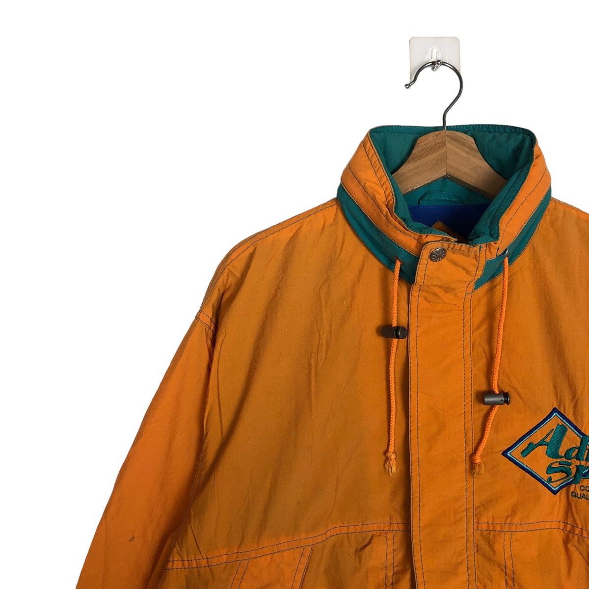 Japanese Brand VINTAGE BOMBER JACKET ADRIA SPORTS BIG LOGO ISSEY MIYAKE Size US L / EU 52-54 / 3 - 6 Thumbnail