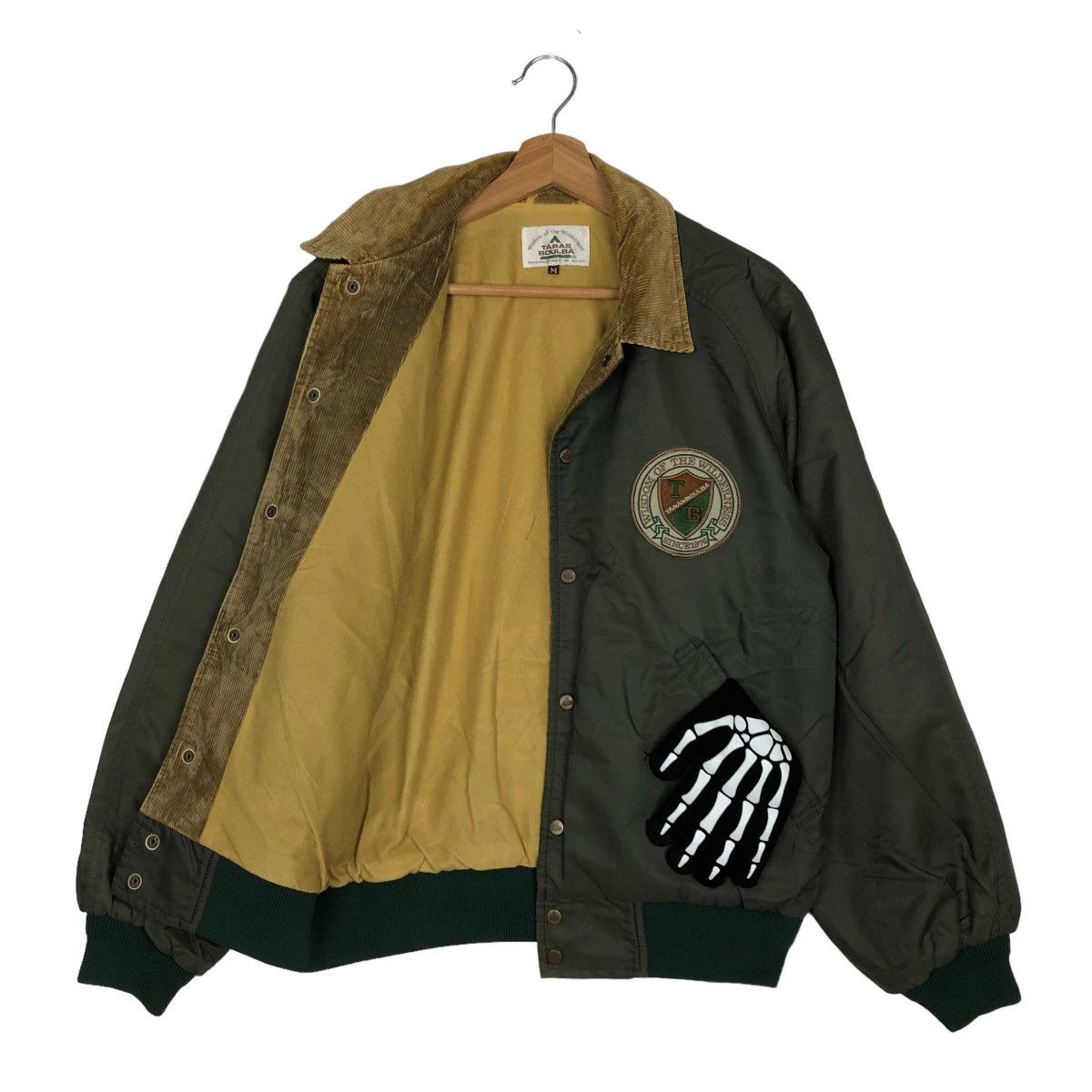 Japanese Brand VINTAGE BOMBER JACKET TARAS BOULBA INSPIRE ISSEY MIYAKE Size US M / EU 48-50 / 2 - 8 Thumbnail