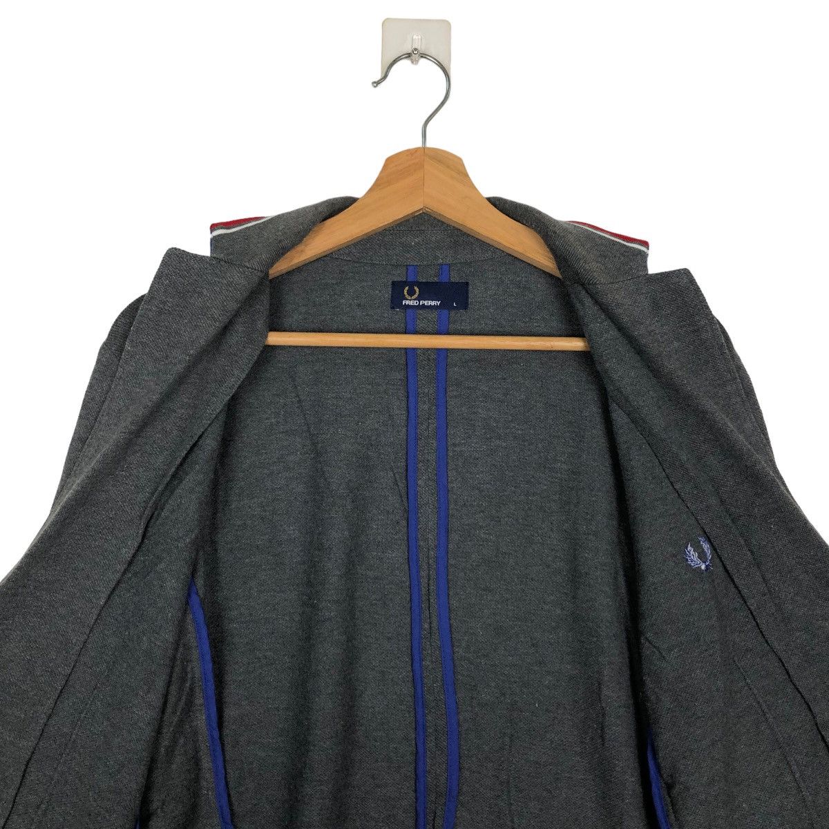 Japanese Brand VINTAGE CARDIGAN CHORE JACKET FRED PERRY RAFF SIMONS DESIGN Size US L / EU 52-54 / 3 - 10 Thumbnail
