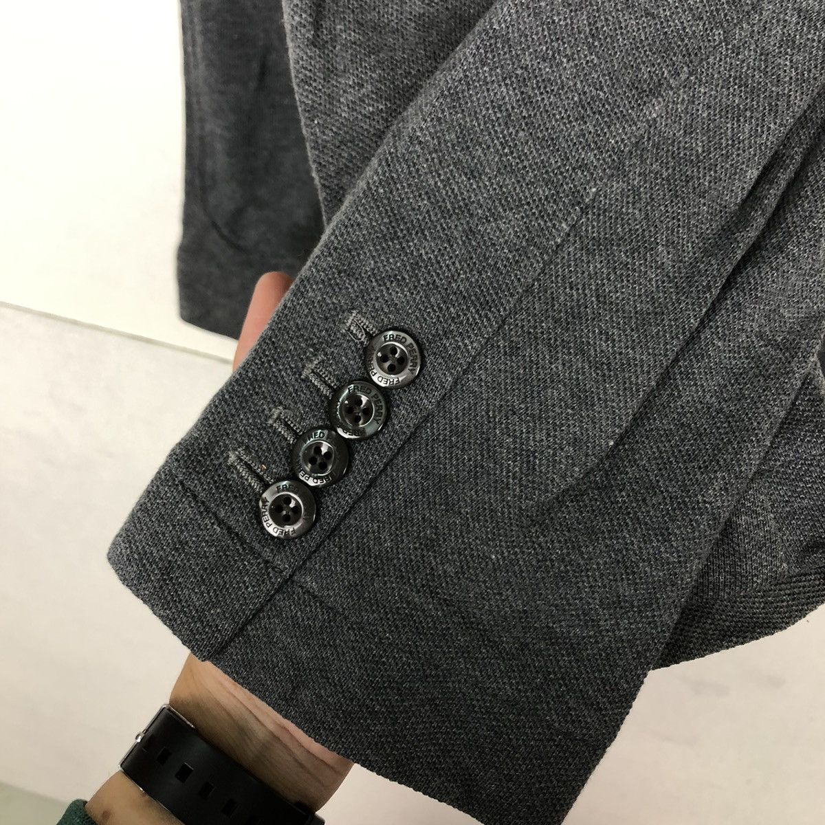 Japanese Brand VINTAGE CARDIGAN CHORE JACKET FRED PERRY RAFF SIMONS DESIGN Size US L / EU 52-54 / 3 - 11 Thumbnail