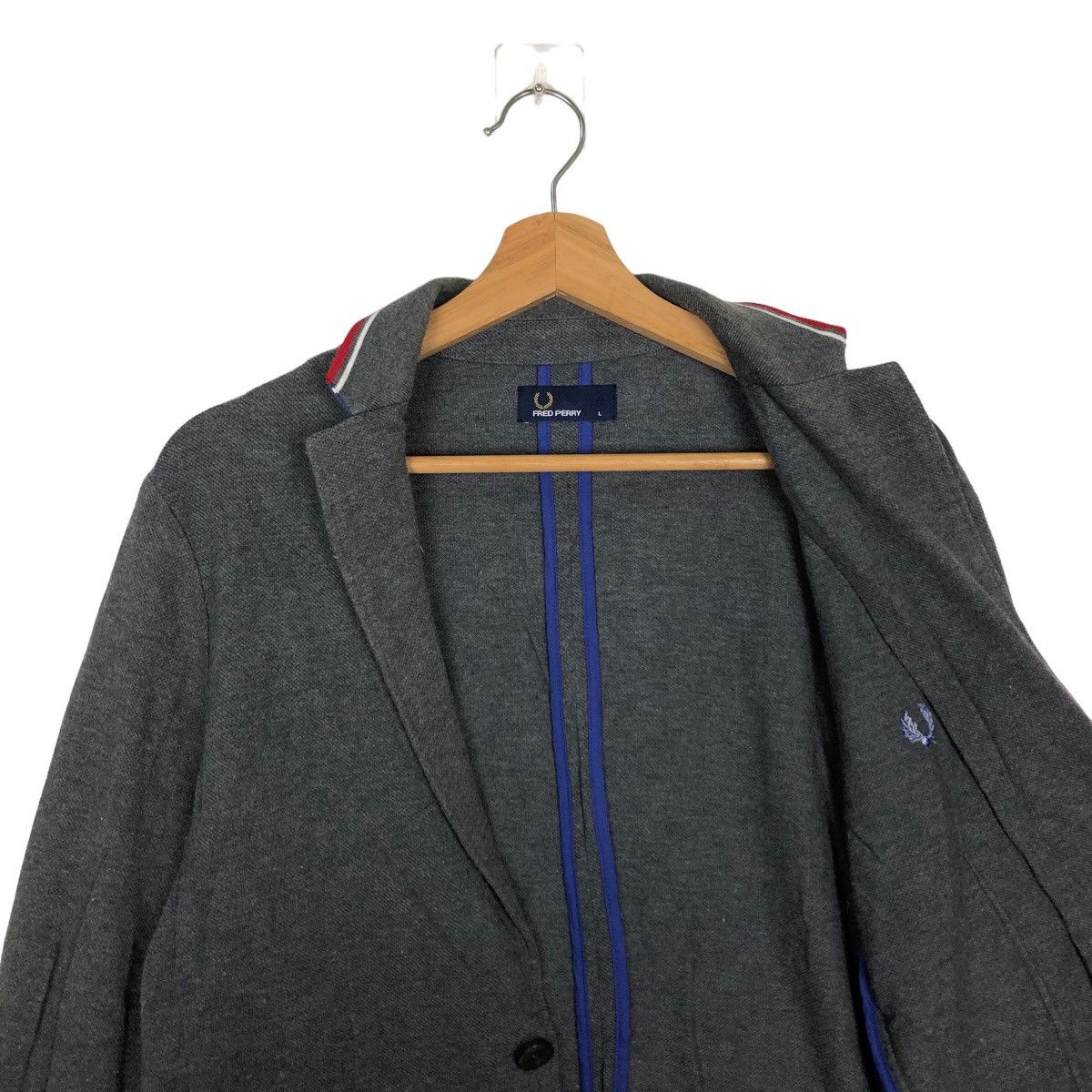 Japanese Brand VINTAGE CARDIGAN CHORE JACKET FRED PERRY RAFF SIMONS DESIGN Size US L / EU 52-54 / 3 - 9 Thumbnail