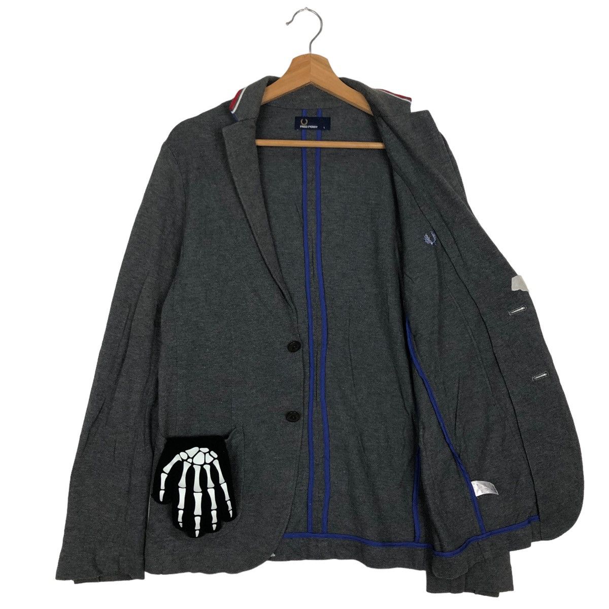 Japanese Brand VINTAGE CARDIGAN CHORE JACKET FRED PERRY RAFF SIMONS DESIGN Size US L / EU 52-54 / 3 - 8 Thumbnail