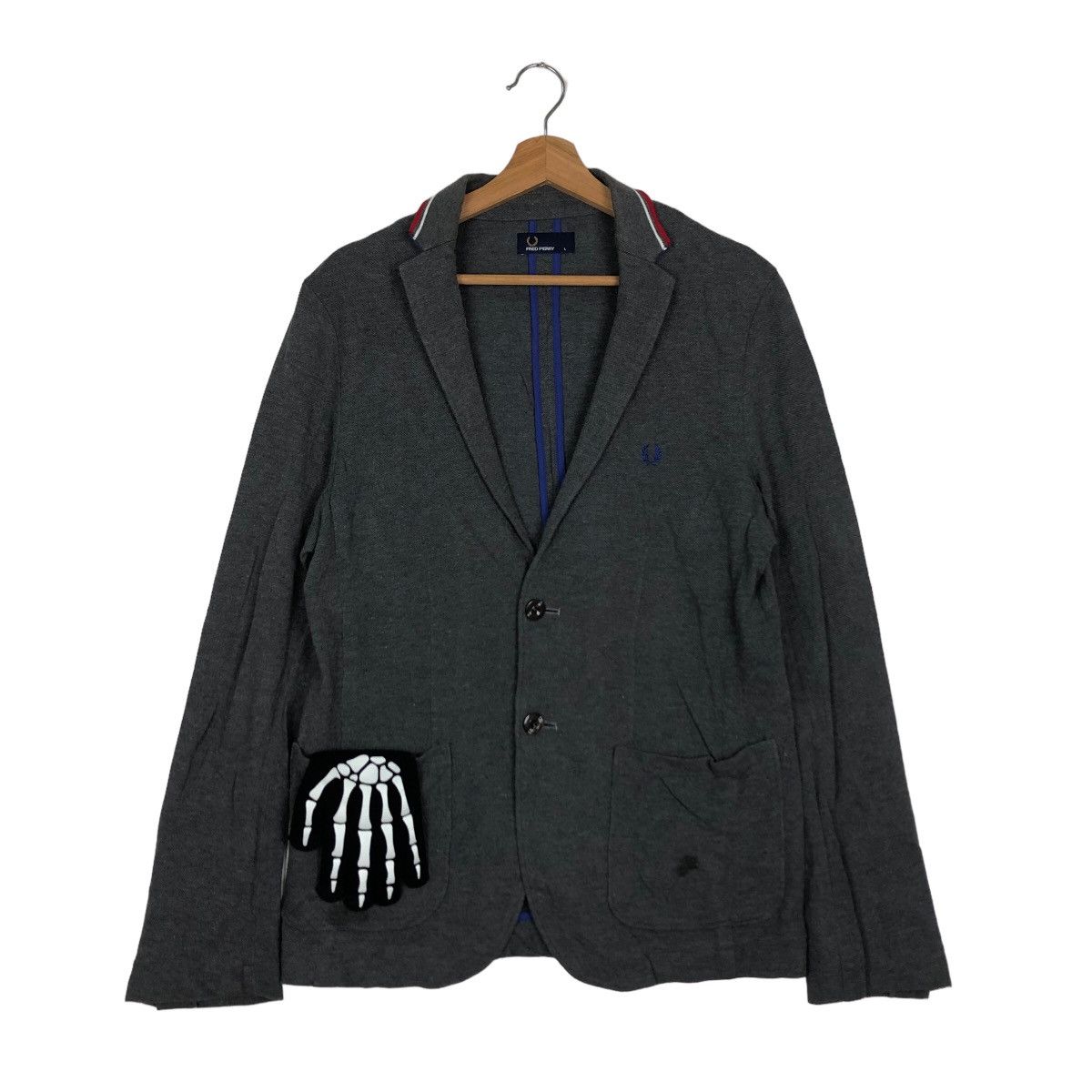 Japanese Brand VINTAGE CARDIGAN CHORE JACKET FRED PERRY RAFF SIMONS DESIGN Size US L / EU 52-54 / 3 - 1 Thumbnail
