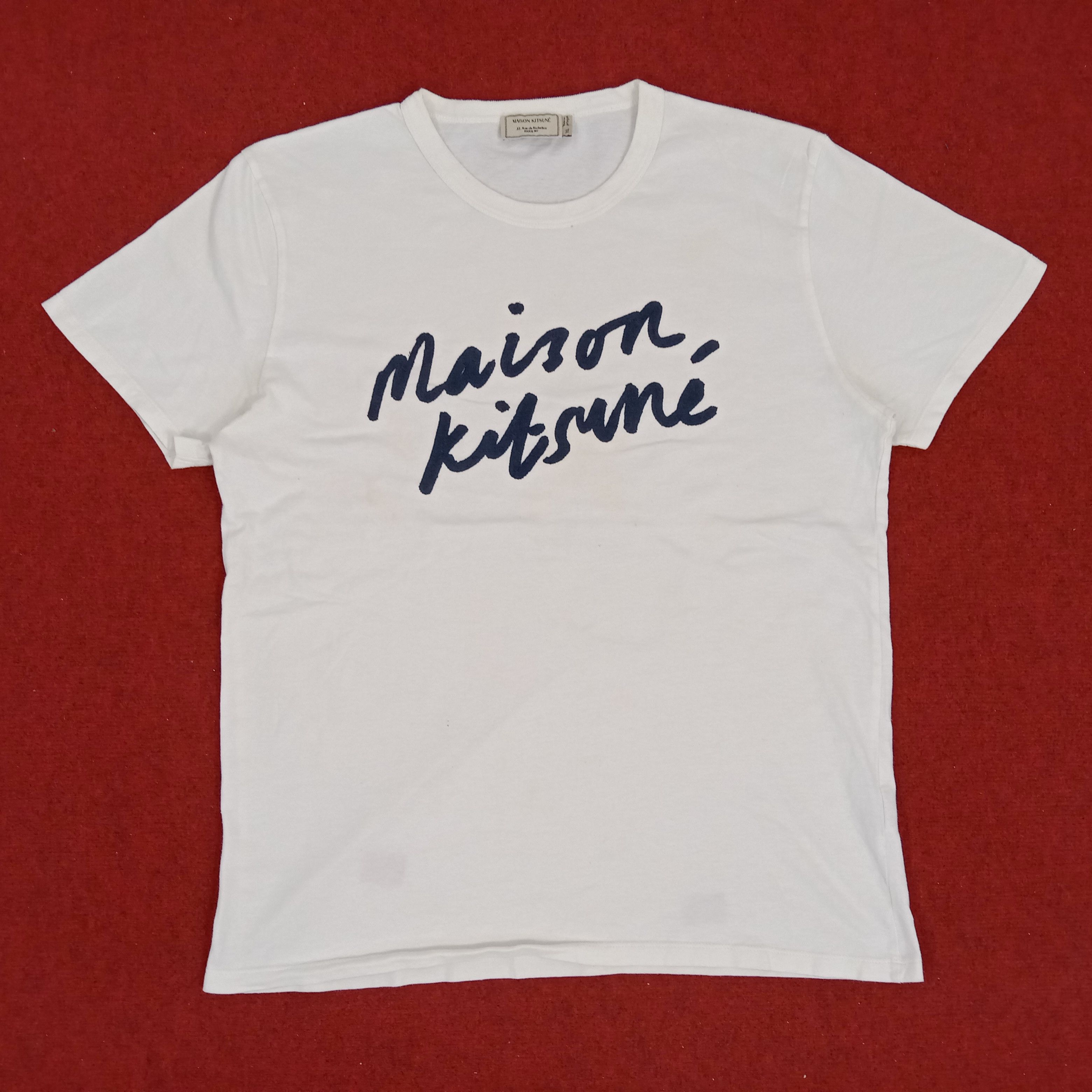 Maison Kitsune × Vintage Maison Kitsune Art Style Center Design Tshirt Size US L / EU 52-54 / 3 - 1 Thumbnail