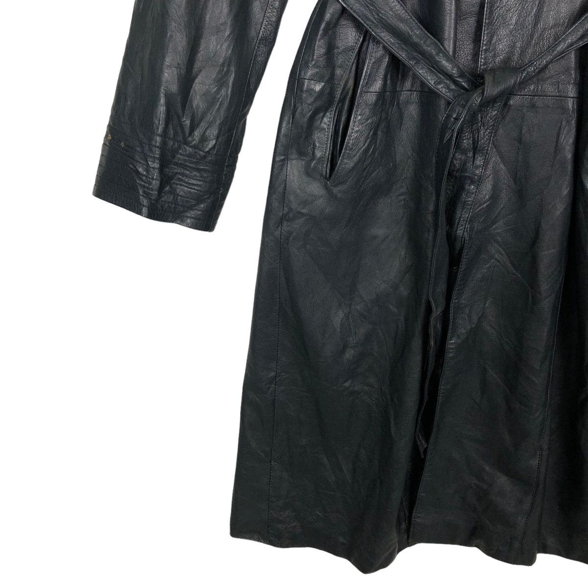 Japanese Brand VINTAGE LEATHER LONG JACKET TIMYR MADRID INSPIRE RICK OWNES Size US M / EU 48-50 / 2 - 3 Thumbnail