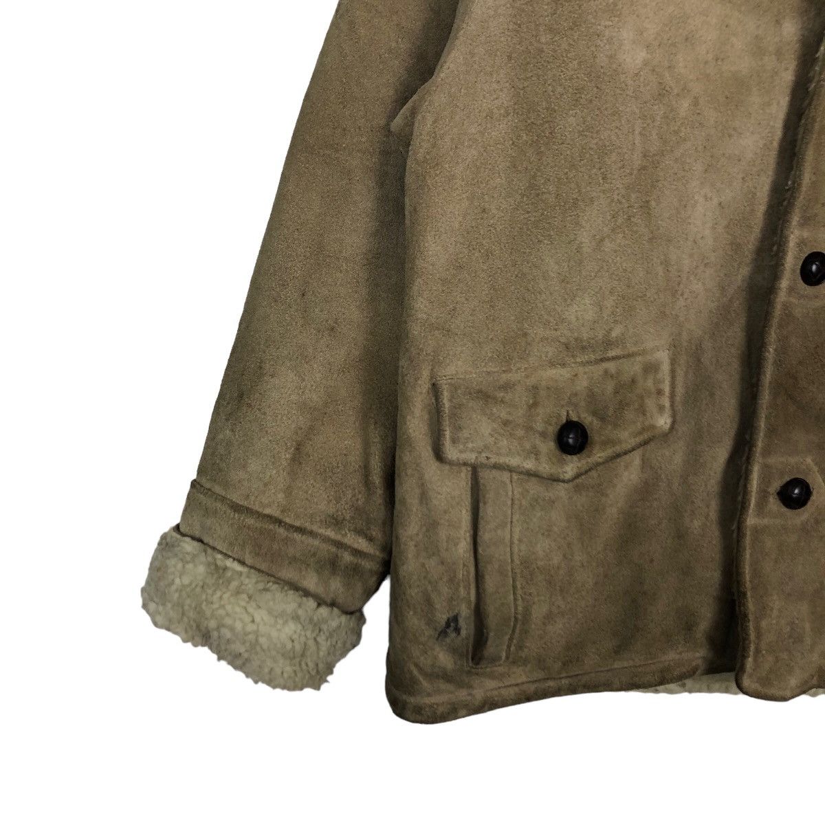 Genuine Leather VINTAGE CREATION CUBE GENUINE LEATHER JACKET ISSEY MIYAKE Size US M / EU 48-50 / 2 - 3 Thumbnail