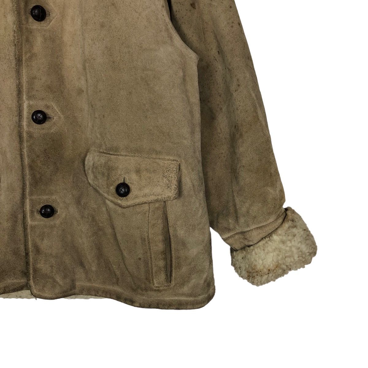 Genuine Leather VINTAGE CREATION CUBE GENUINE LEATHER JACKET ISSEY MIYAKE Size US M / EU 48-50 / 2 - 4 Thumbnail