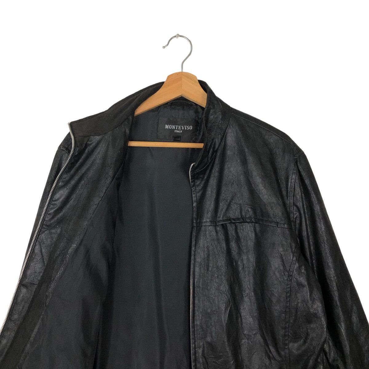 Japanese Brand VINTAGE SOFT LEATHER JACKET MONTEVISO ITALY ISSEYMIYAKE Size US L / EU 52-54 / 3 - 9 Thumbnail