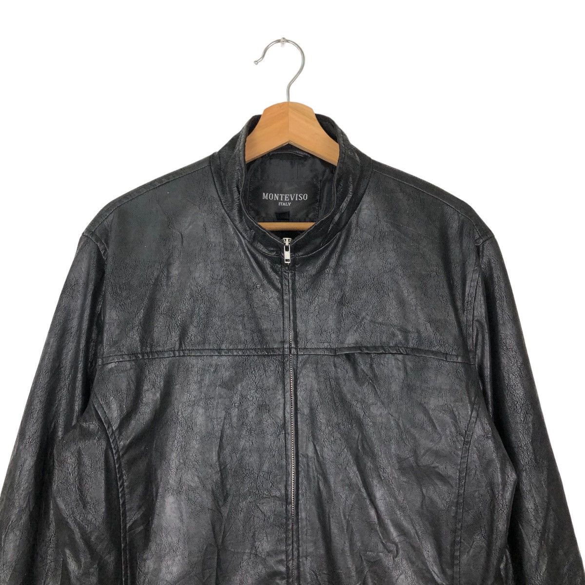 Japanese Brand VINTAGE SOFT LEATHER JACKET MONTEVISO ITALY ISSEYMIYAKE Size US L / EU 52-54 / 3 - 2 Thumbnail