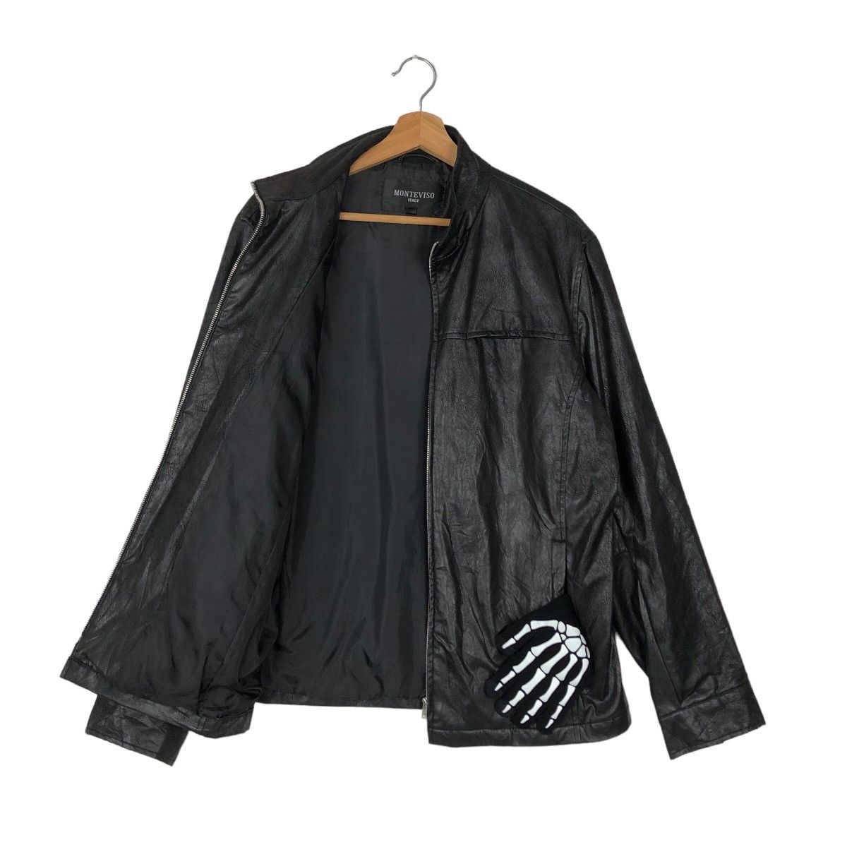 Japanese Brand VINTAGE SOFT LEATHER JACKET MONTEVISO ITALY ISSEYMIYAKE Size US L / EU 52-54 / 3 - 8 Thumbnail