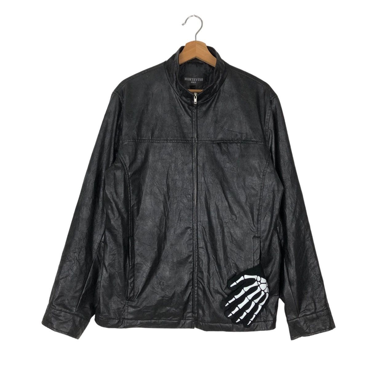 Japanese Brand VINTAGE SOFT LEATHER JACKET MONTEVISO ITALY ISSEYMIYAKE Size US L / EU 52-54 / 3 - 1 Thumbnail