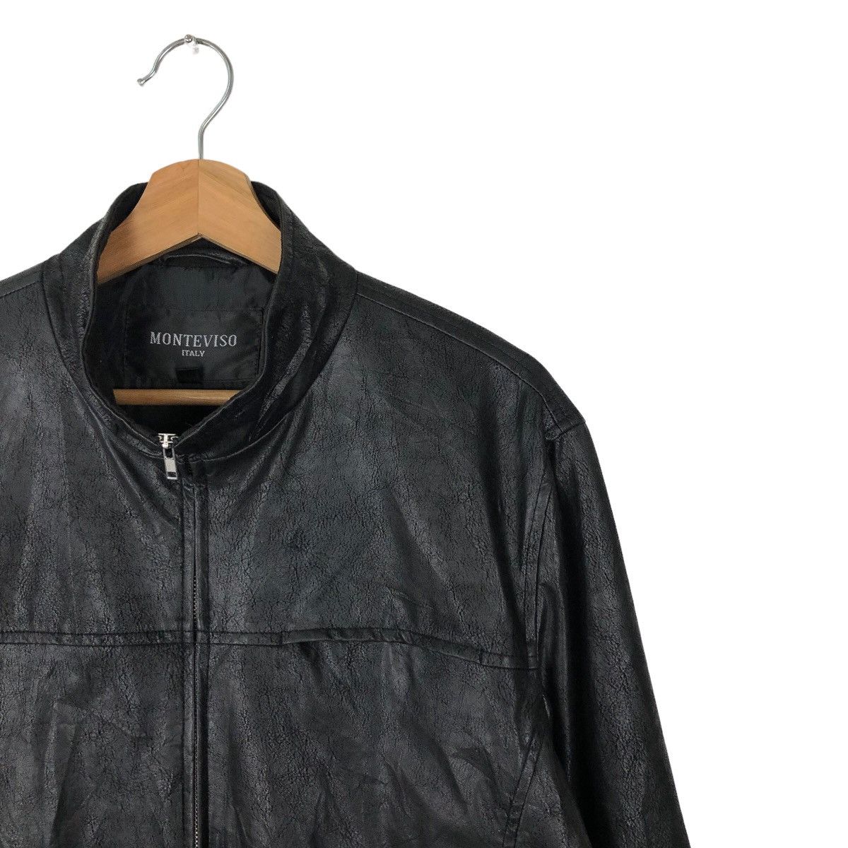 Japanese Brand VINTAGE SOFT LEATHER JACKET MONTEVISO ITALY ISSEYMIYAKE Size US L / EU 52-54 / 3 - 5 Thumbnail
