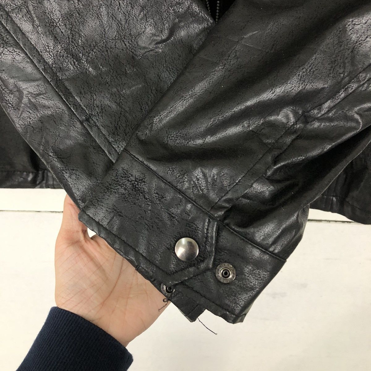 Japanese Brand VINTAGE SOFT LEATHER JACKET MONTEVISO ITALY ISSEYMIYAKE Size US L / EU 52-54 / 3 - 11 Thumbnail
