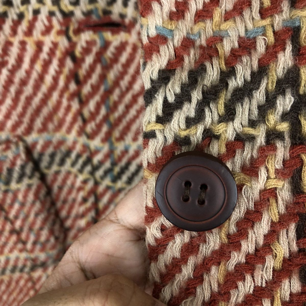 Japanese Brand VINTAGE WOOL NAVAJO AZTEC LATELIER JU SAVON KAPITAL DESIGN Size US M / EU 48-50 / 2 - 12 Thumbnail