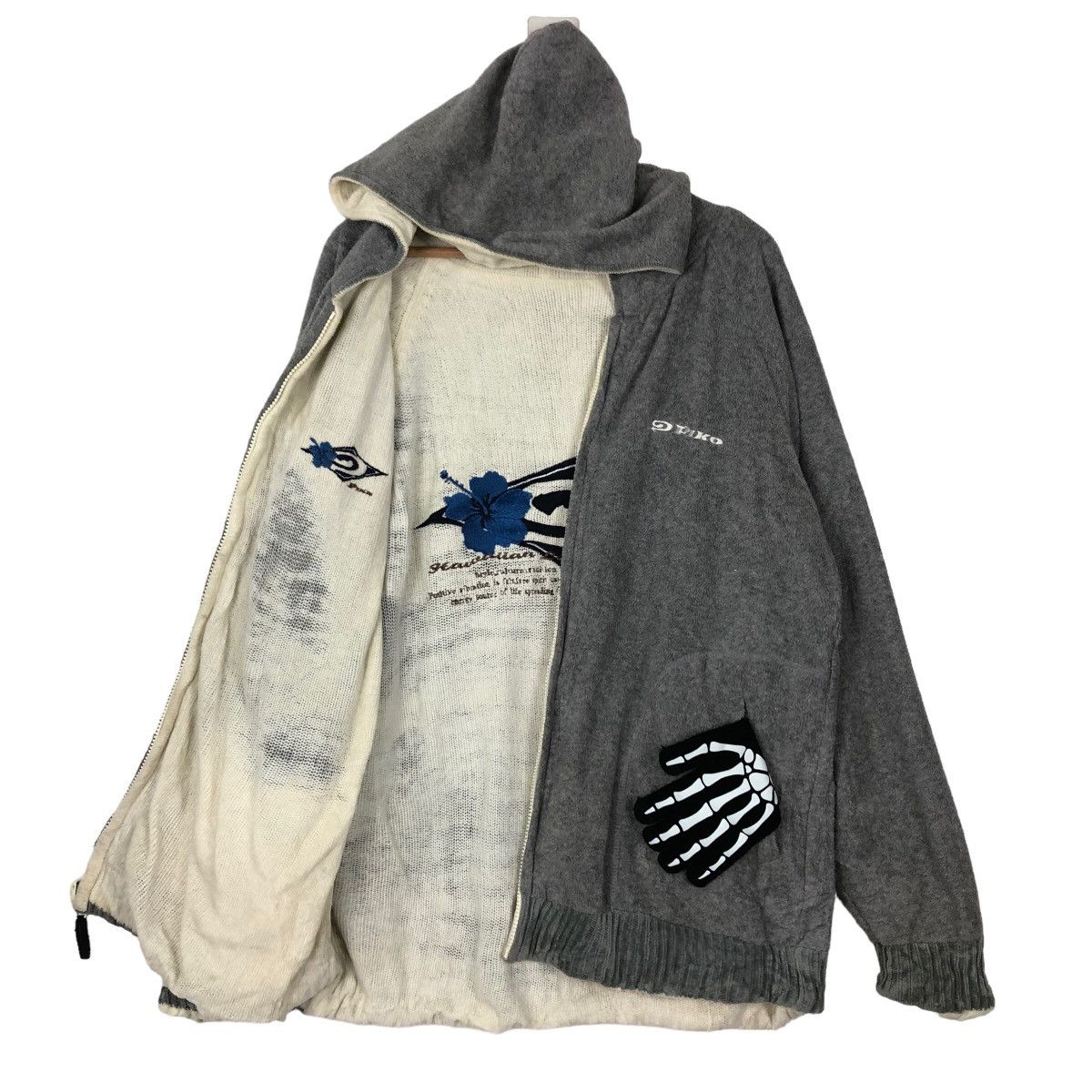 Japanese Brand VINTAGE REVERSIBLE JACKET PIKO HAWAII BIG LOGO Size US L / EU 52-54 / 3 - 9 Thumbnail