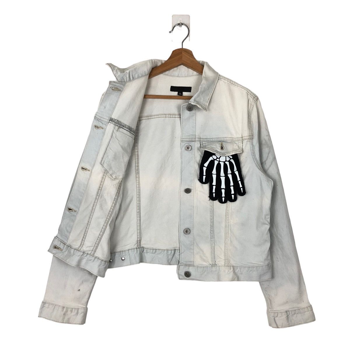 Japanese Brand VINTAGE TRUCKER RACER CROPPED DENIM JACKET UNIQLO JAPAN Size US XL / EU 56 / 4 - 9 Thumbnail