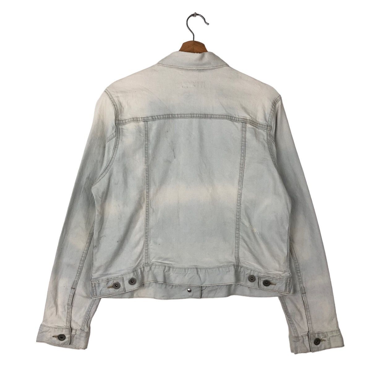 Japanese Brand VINTAGE TRUCKER RACER CROPPED DENIM JACKET UNIQLO JAPAN Size US XL / EU 56 / 4 - 7 Thumbnail