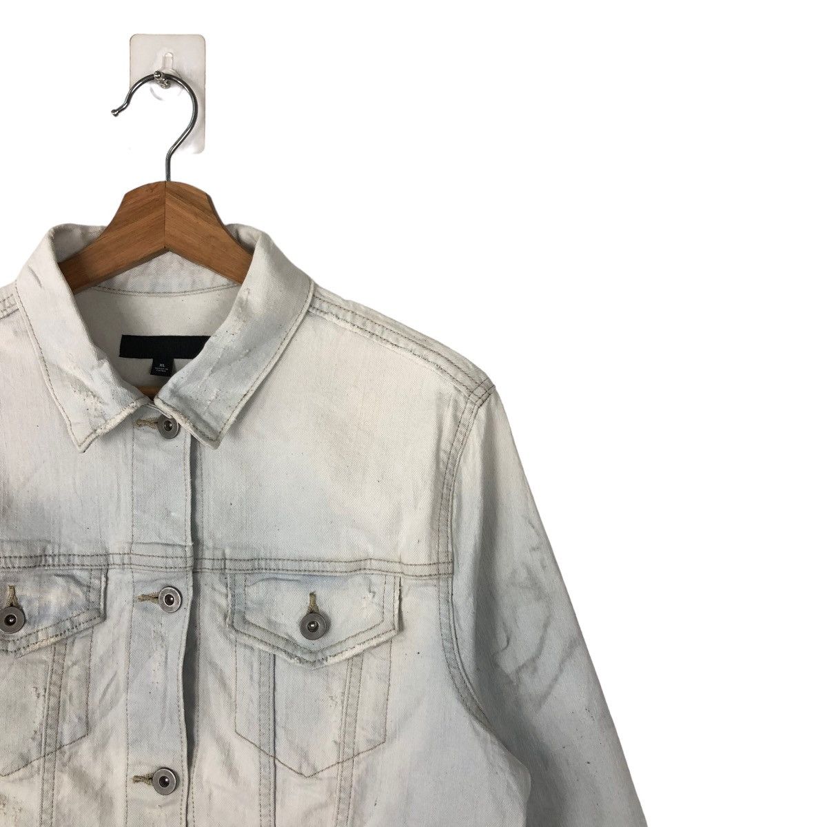 Japanese Brand VINTAGE TRUCKER RACER CROPPED DENIM JACKET UNIQLO JAPAN Size US XL / EU 56 / 4 - 5 Thumbnail