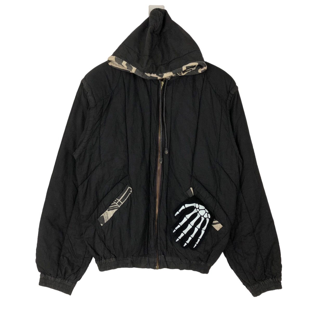 Vintage KURONEKO JAPAN MOVIE Folk Tale Samurai Film Jacket Bomber Windbreaker main image 1