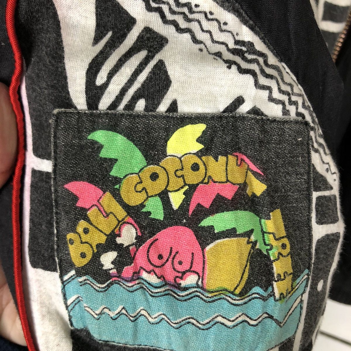 Japanese Brand VINTAGE BOMBER JACKET BALI COCONUT TREE INSPIRED ISSEYMIYAKE Size US M / EU 48-50 / 2 - 11 Thumbnail