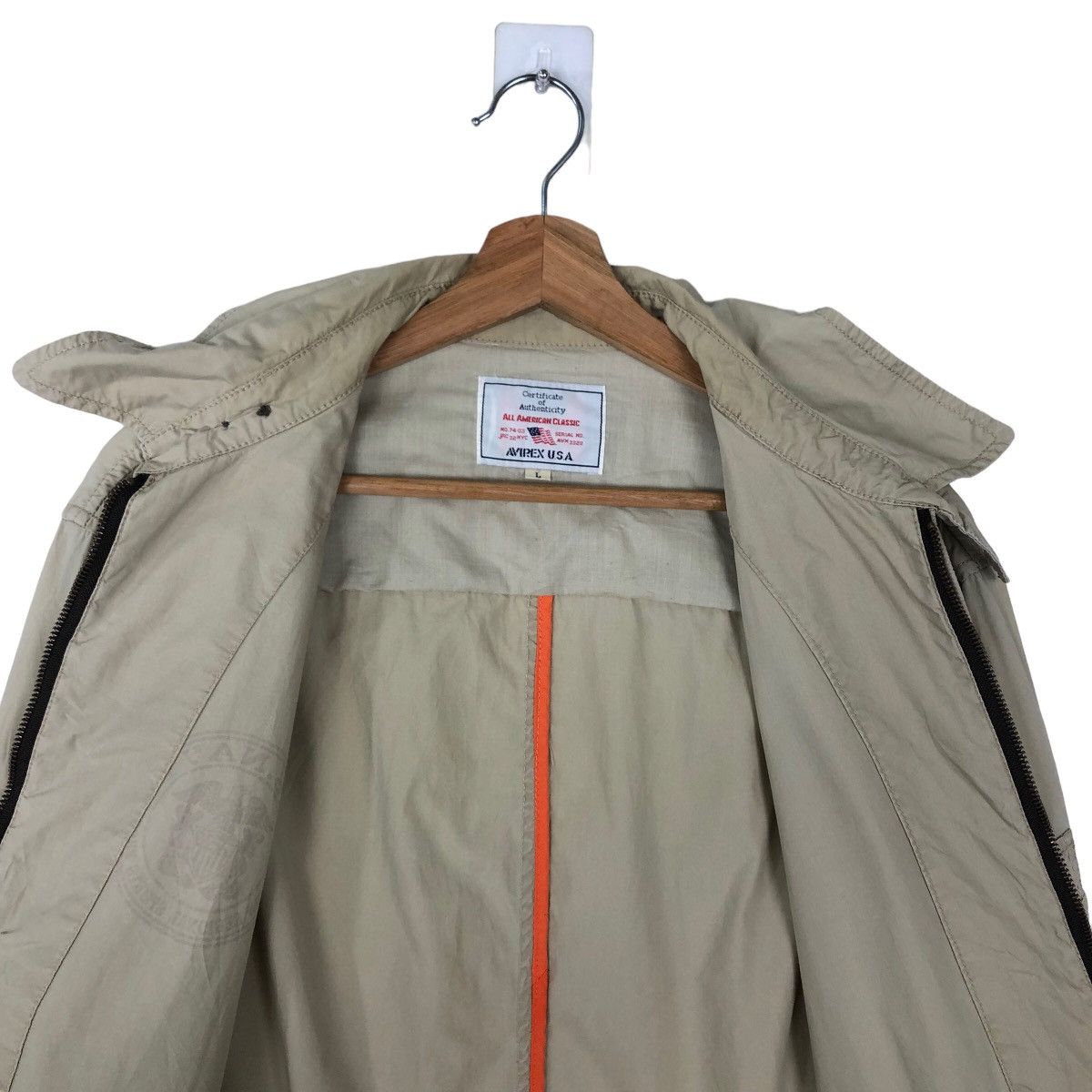 Avirex VINTAGE AVIREX USA CHORE JACKET BIG LOGO US NAVY MILITARY Size US L / EU 52-54 / 3 - 10 Thumbnail
