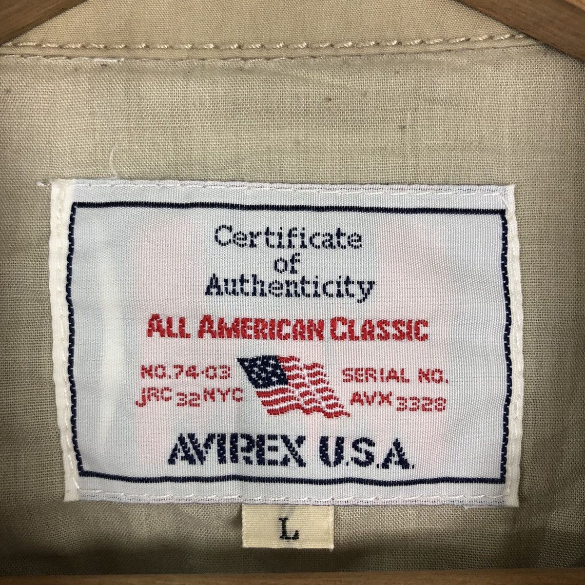 Avirex VINTAGE AVIREX USA CHORE JACKET BIG LOGO US NAVY MILITARY Size US L / EU 52-54 / 3 - 11 Thumbnail