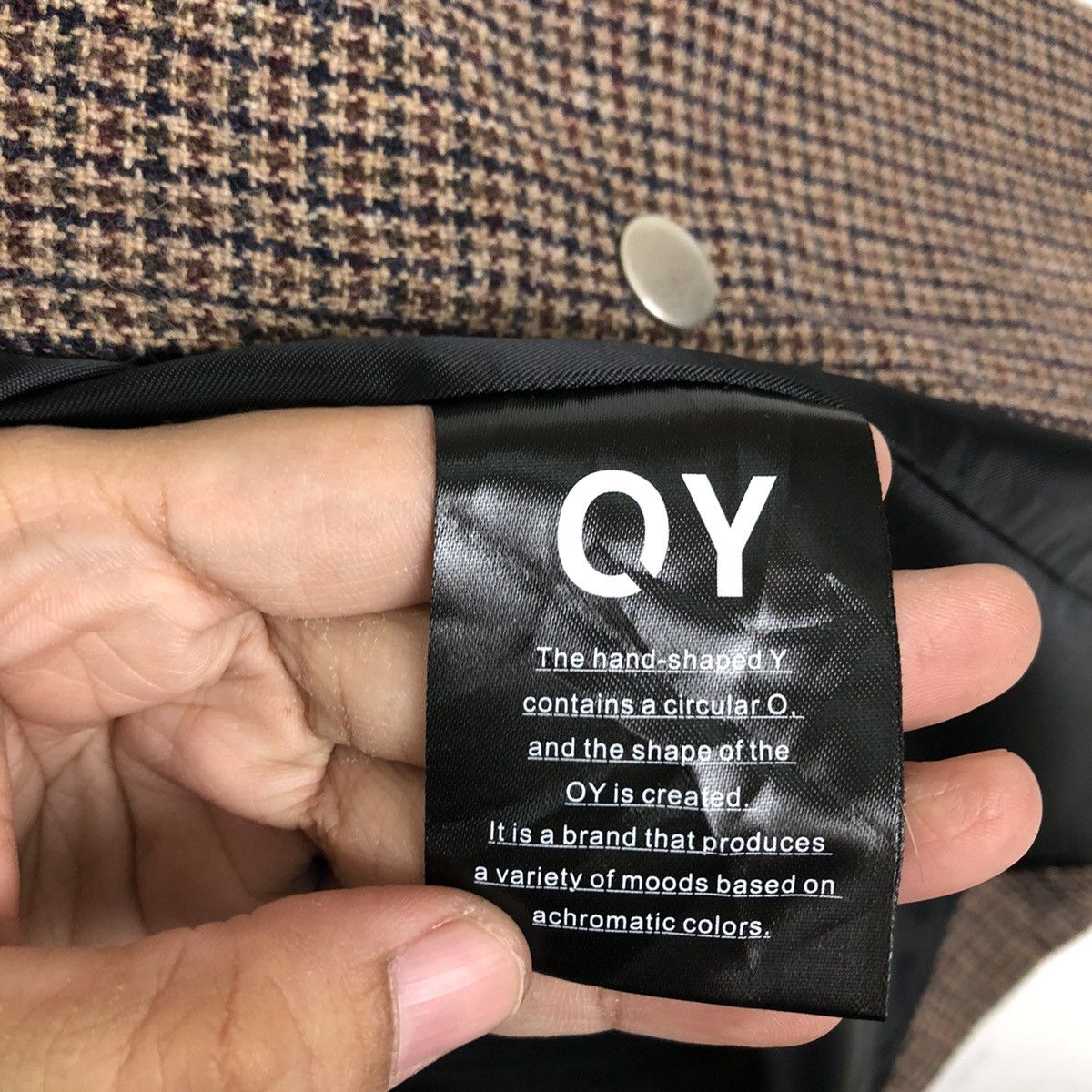 Japanese Brand VINTAGE HIKORY CHORE JACKET OY JAPAN PUNK BIG LOGO Size US M / EU 48-50 / 2 - 12 Thumbnail